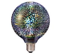 V-TAC VT-2223 Lampadina effetto 3D globo led 4W E27 G125 a filamento bianco cald