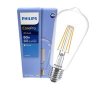 Lampadina LED E27 ST64 7W = 60W 806lm 2700K calda FILAMENTO PHILIPS Decorativa a