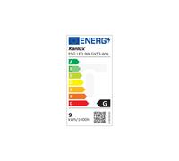 Lampadina LED ESG LED 9W GX53-WW 720lm 3000K calda 22422