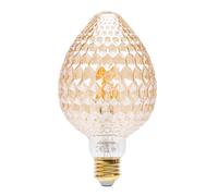 Lampadina Led Fragola Vintage a Filamento E27 a 4W decorativa Bianco caldo 1800K Aigostar