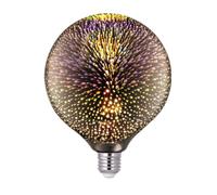 Lampadina Led Fuochi d’artificio 3D E27 G125 4W decorativa RGB Aigostar