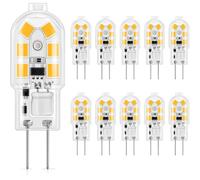 Lampadina LED G4 1.5W 3000K - 10 Pezzi, Risparmio Energetico e Flicker Free