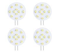 LAMPADINA LED G4 25W ROTONDA SET DA 4 200LM LUCE BIANCA CALDA 2900K RISPARMIO EN