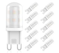 Lampadina LED G9 2 W di ricambio per lampadina alogena G9 28 W 25 W 20 W, G9 LED bianco neutro 4000 K, AC 220 V-240 V, lampadine LED G9, CRI 85+, senza sfarfallio, non dimmerabile, confezione di 10