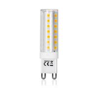 Lampadina Led G9 a Capsula 4,8W SMD trasparente Bianco caldo 3000K Aigostar