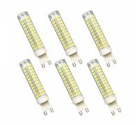 Lampadina LED G9 Dimmable, Bianco Freddo 6500K, 15W Equivalente 120W Alogena, 220V, 1500LM, CRI≥80, Risparmio Energetico, Per Lampadario Sospensione(6 Pack)
