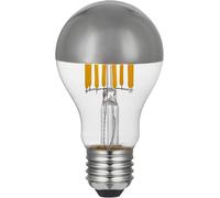 LAMPADINA LED GOCCIA A60 MEZZA SFERA ARGENTO FILAMENT RICAMBIO PER ARCO FLOS