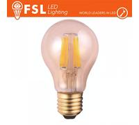 Lampadina LED Goccia Ambra E27 6W 2200K 650LM Vintage Filamento