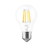 Lampadina LED goccia crepuscolare luce fredda E27 7W 806 lumens Clear