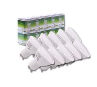 Lampadina LED GU10 da 7 W luce bianca calda 3000 K Confezione da 10-650 lumen