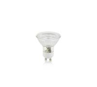 LAMPADINA LED GU10 VETRO BIANCO 5W, 345LUMEN, 2.200K-2.700K-3.000K D.5CM H. 5,3CM DIMMERABILE