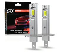 Lampadina LED H1 per fari, mini H4 H7 H11 9005 HB3 9006 HB4 20000LM CSP per fari auto, senza ventola, luce per auto, diodi, luci fendinebbia 12V 6000K Alluminio