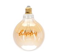 Lampadina Led Happy Vintage a Filamento E27 G125 4W decorativa Bianco caldo 1800K Aigostar