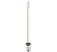 Lampadina LED Konstsmide, codolo candela, confezione da 2, 2 diodi a luce bianca calda, 24 V, 0,5 W, E10 vite filettatura 5067 - 120