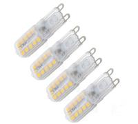 Lampadina LED Lampadina LED G9 Da 4 Pezzi 3W Equivalente A Lampada Alogena Da 25W T4 G9 Base Bi-pin Bianco Freddo 6000K AC220V Adatta Per L'illuminazione Domestica,Bianco Caldo,3 W