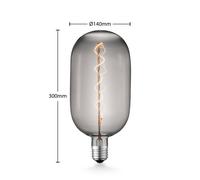 Lampadina LED Lucande E27 T140 4W 1.800K dimmerabile smoke LUCANDE
