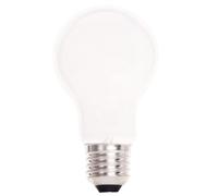 Lampadina LED luce calda E27 60 W smerigliata