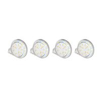Lampadina LED MR11 2W Faretto a Risparmio Energetico per Illuminazione Paesaggistica Confezione da 4 con Angolo del Fascio di 120 Gradi (Bianco caldo 2700K-3000K)