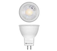 Lampadina LED MR11, 4 W, 12 V, 60°, luce calda, 3000 K, non dimmerabile.