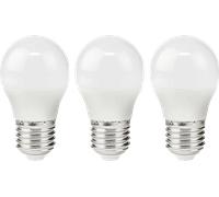 Confezione da 3 lampadine LED 4,9 W E27 G45 470 lm smerigliato stile retrò [EEK: F]
