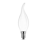 Novaline Lampadina LED E14 Colpo di Vento CL35 6W 4000K Bianco neutro opaca a filamento