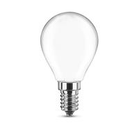 Lampadina Led Opaca a Filamento E14 G45 a sfera 6W Bianco freddo 6500K Novaline