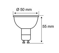 Lampadina LED Paulmann con riflettore GU10, 4,3 W, 2.200 K Paulmann