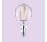 Lampadina LED Philips E14 P45 4,3 W 470 lm 2700 K a filamento, confezione da 3 Philips