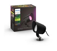 Philips Hue White and Color ambiance Lily XL Faretto Smart per Esterni Nero in Alluminio Kit senza alimentatore Basso voltaggio