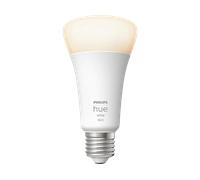 Philips Hue White Lampadina Smart LED, Attacco E27, 15.5 W, Luce Bianca Calda, Dimmerabile, Controllo con Bluetooth e Hue App, Funziona con Alexa, Google Assistant e Apple HomeKit