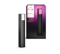 Philips Hue Turaco, Palo luce da terra per esterni | Luce bianca e a colori, Dimmerabile, 1.100 lm, Lampadina A60 inclusa, IP44, Smart Home, Compatibile con Matter e Zigbee