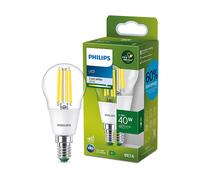 LAMPADINA LED PHILIPS Lampadina candela trasparente a filamento P45,2W, 4000K, E14