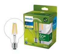 LAMPADINA LED PHILIPS Lampadina trasparente a filamento G95,4W, 2700K, E27