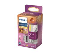 LAMPADINA LED PHILIPS Oliva e Lustre,2W, 2700K, E27