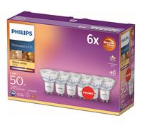 LAMPADINA LED PHILIPS WarmGlow,50 W, 2700 K, GU10