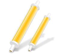 Lampadina LED R7S 118mm 30W Bianco Caldo 3000LM, R7S LED COB equivalente J118 300W Lampadina Alogena, Non Dimmerabile, Angolo del Fascio 360°, Senza Sfarfallio,Natural White 2pcs,118mm 30w