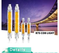 Lampadina LED R7S cob LUCE 78/118/189mm 230V 10W 15W 20W 25W alta luminosità