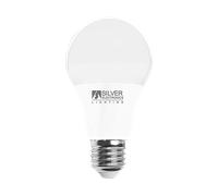 Silver 980927 - Lampada LED alluminio standard E27 10W luce bianco caldo