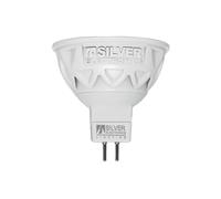 LAMPADINA LED SILVER ELECTRONICS Lampadina LED Pro Dicroica,60 W, 3000 K, GU5.3