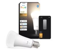 Philips Hue Lampada Smart LED A67, luce bianca calda 2.700 K, E27 Base, 13,5 W, 1.600 lumen, intensità regolabile, compatibile con Alexa, Google Assistant e Apple Home, conf. da 1