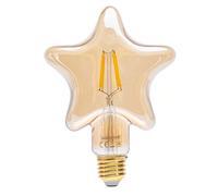 Lampadina Led Stella Vintage a Filamento E27 a 4W decorativa Bianco caldo 1800K Aigostar