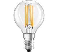 Lampadina LED Super Efficient E14 forma a sfera Osram 470lm chiaro Chiaro