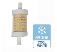 Lampadina led tubolare con attacco R7S 12 WATT luce bianca calda naturale 300° [EEK: E]
