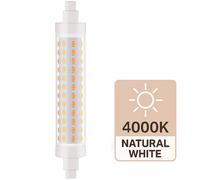 Lampadina led tubolare con attacco R7S 12 WATT luce bianca calda naturale [EEK: E]