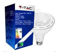 LAMPADINA LED V-Tac E27 15 WATT = 75 WATT BULB Par Lamp PAR38-Bianco Freddo