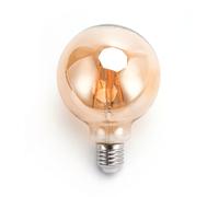 Lampadina Led Vintage a Filamento E27 G95 a globo 6W Bianco caldo 2200K Aigostar