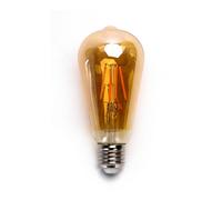 Lampadina Led Vintage a Filamento E27 ST64 4W Bianco caldo 2200K Aigostar