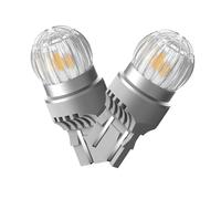 Lampadina LED W21/5W Bianco Rosso 3030SMD T20 7443 7440 Lampada W21W Per Auto Luce Di Stop Parcheggio DRL Guida 12V fanale posteriore per auto(Yellow)