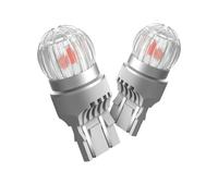 Lampadina LED W21/5W Bianco Rosso 3030SMD T20 7443 7440 Lampada W21W Per Auto Luce Di Stop Parcheggio DRL Guida 12V fanale posteriore per auto(Red)