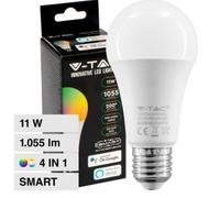 LAMPADINA LED WI-FI E27 11W BULB A60 GOCCIA RGB+W CHANGING COLOR CCT DIMMERABILE